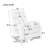 Brayson Reclining Game Sofa Chair With Foldable Backrest-529583473