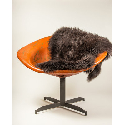 Izola Chocolate Handmade Sheepskin Rug