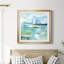 Jour sur le lac - peinture encadrée-1700238529-1700238531