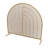 Borel Arched Single Panel Fireplace Screen
