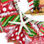 Couronne en maille 18 po Surfing Santa