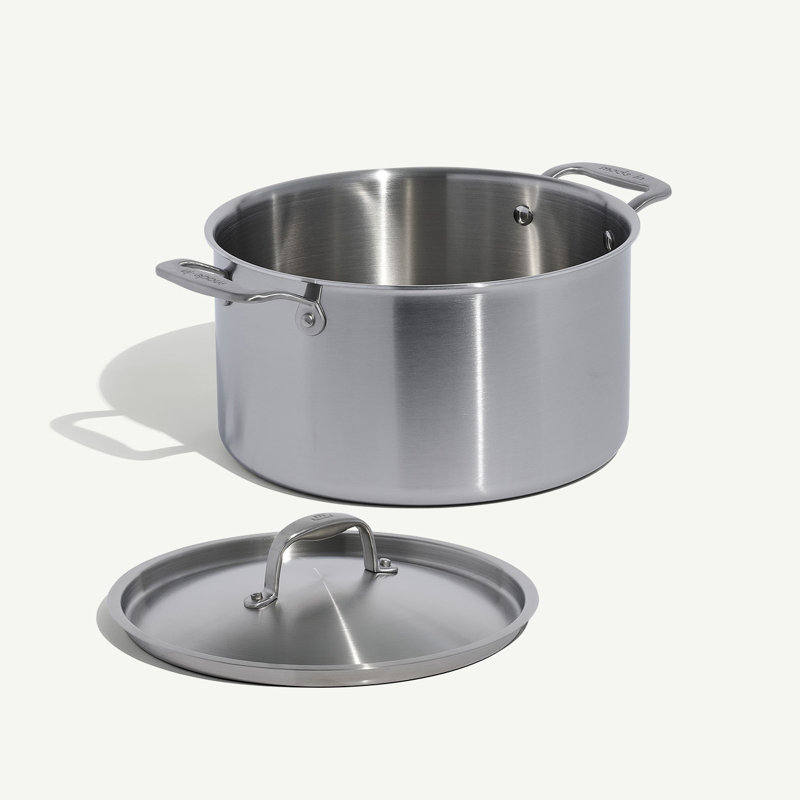 Stainless Clad 8 qt. Stock Pot with Lid