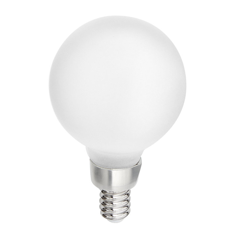 Ampoule DEL blanche matte LumiGlo (G16, culot E12)