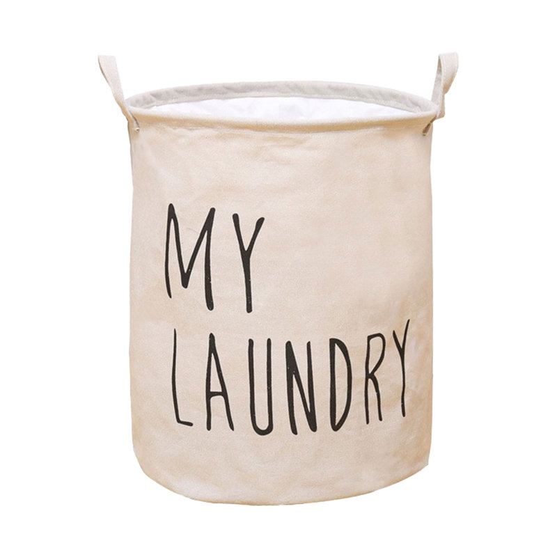 Grand panier à linge avec poignées paniers pliables pour la lessive avec cordon Panier à linge sale pour la chambre à coucher