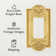 Meadows 1-Gang Toggle Light Switch Wall Plate