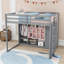 Lit mezzanine en bois avec garde-robe, tablettes et armoire-1075236936-1075236938