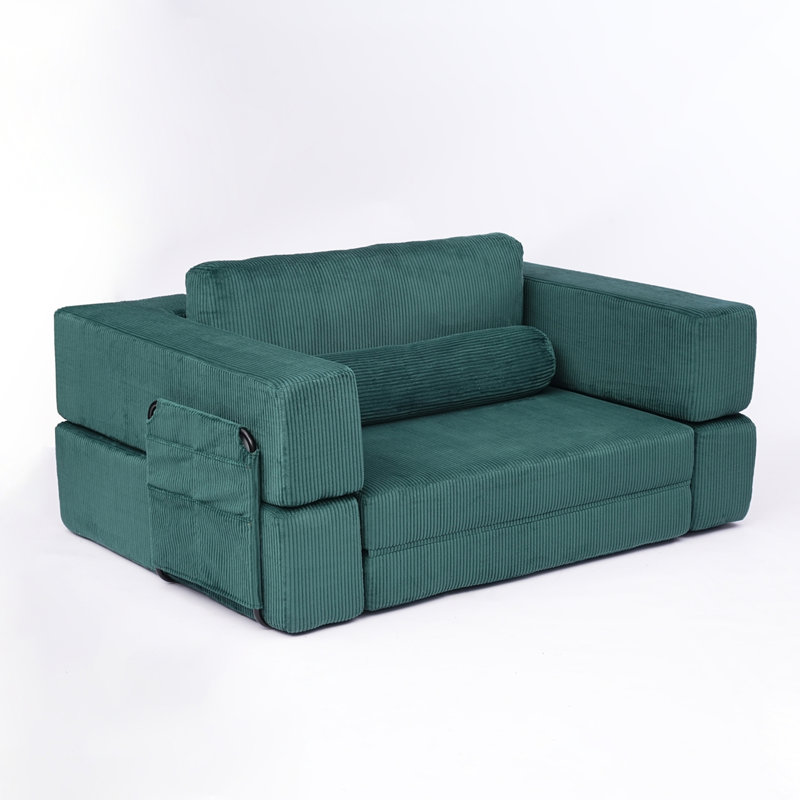 Canapé modulaire pliable Castle, Green