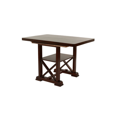 Classic Cherry Rectangular Dining Table With Butterfly Leaf And Lower Storage, Contemporary Design For Kitchen, Seats 6 Finish Shelf, Kitchen Dining,