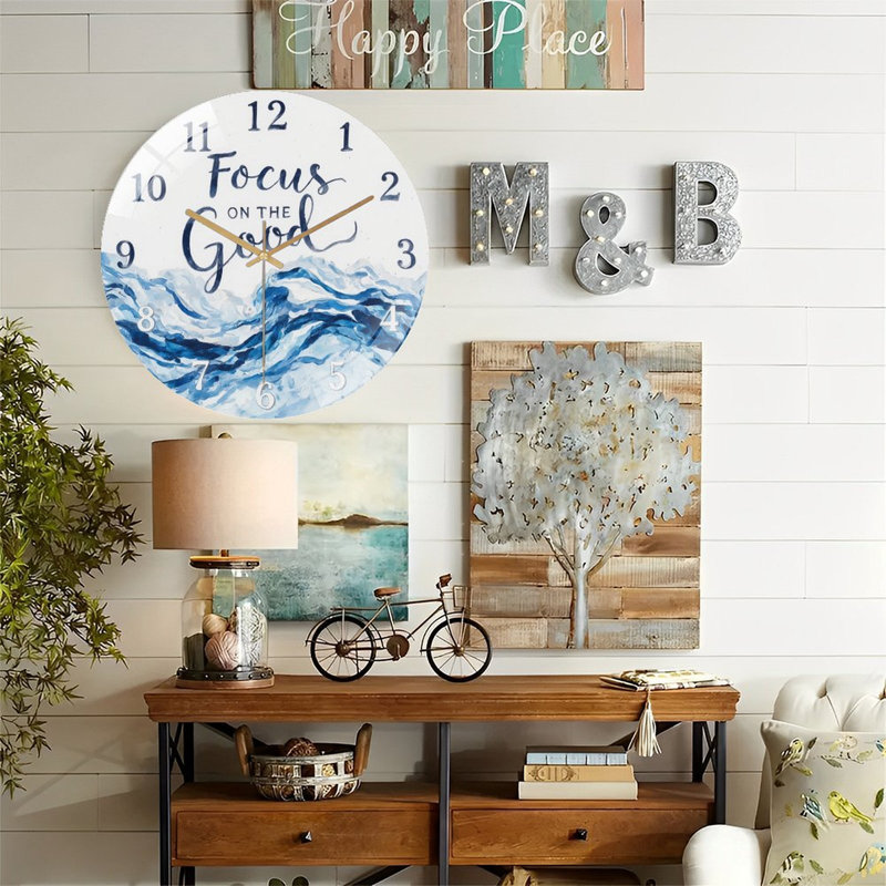 Horloge murale Ocean Wave