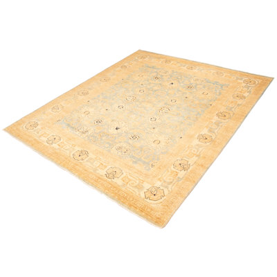 Tapis bleu clair 18 pi 20 po x 18 pi Macaouli