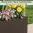 Clare 16 in. W x 24 in. H Rectangular Metal Planter Box, Outdoor All-Weather Plant Container-218585690