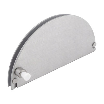 Fenêtre demi-ronde FHC HRT720A - 8 po x 4 po - Anodisé satiné