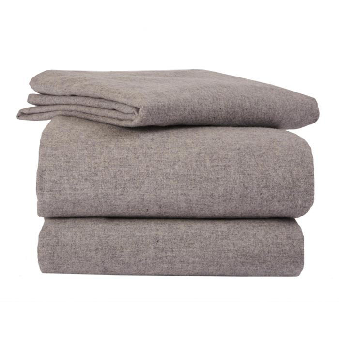 Flannel Standard Sheet Set, Twin Sheet Set + 1 Fitted Sheet + 1 Pillowcase, Mauve