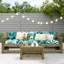 Darron Rectangular Outdoor Side Table , 30cm cm W 62cm cm D-2098335303