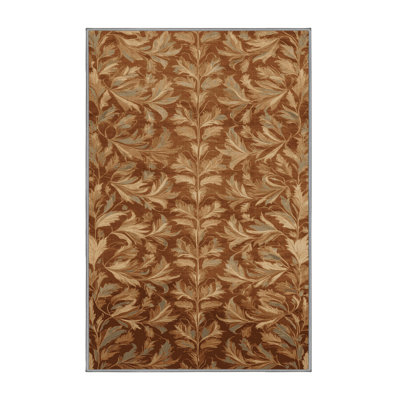 Machine Washable Persian Brown Area Rug