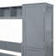 Ajae Murphy Bed with Storage Bookcase, Drawers and Wardrobe-588590547-590699969