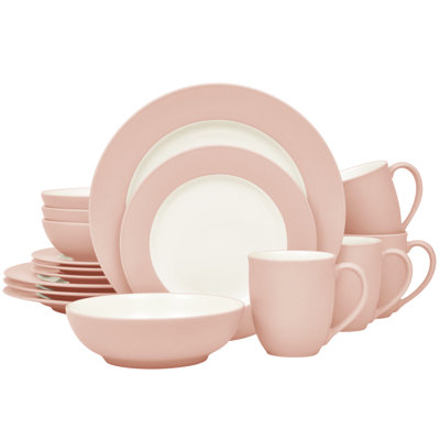 Noritake Colorwave 16-Piece Rim Dinnerware Set, Service for 4