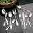 Cambridge Swirl Sand 89-Piece Flatware Set