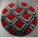 Corey-Leigh Abstract Shag Red/Gray Area Rug
