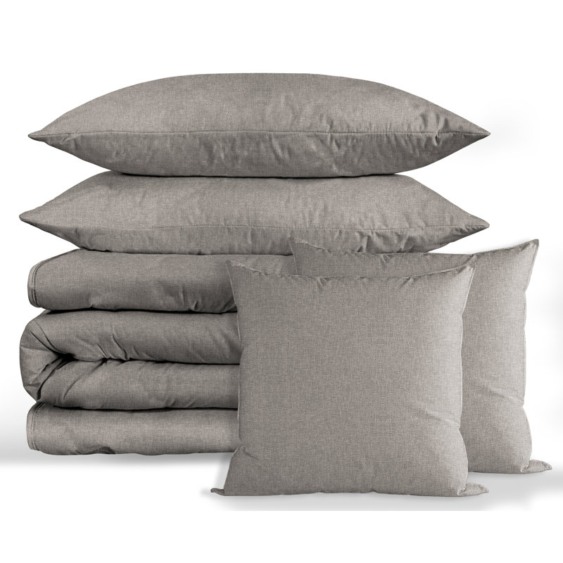 Ensemble de couvre-lit 3 pièces Aldon, Taupe
