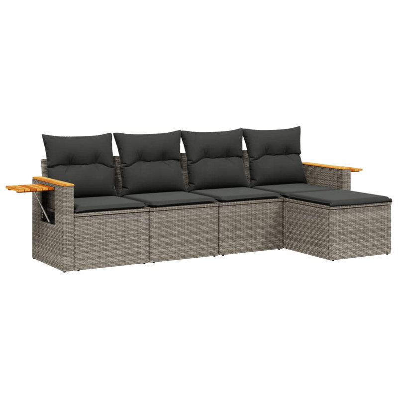  Garden Sofa Set Grey