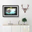 Peering Crocodile - Picture Frame Graphic Art Print-56861657-56861658