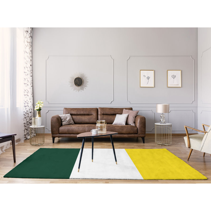 Tapis vert/jaune, Rectangle 8 pi x 10 pi