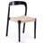 Shaelene 29.9" H Solid Wood Side Dining Chairs with Handwoven Rope Seat -543341985