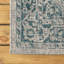 Tapis d'intérieur / extérieur gris / bleu sarcelle Nate Boho-313860502