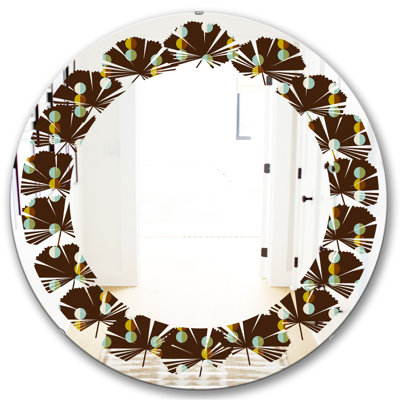Miroir mural abstrait moderne