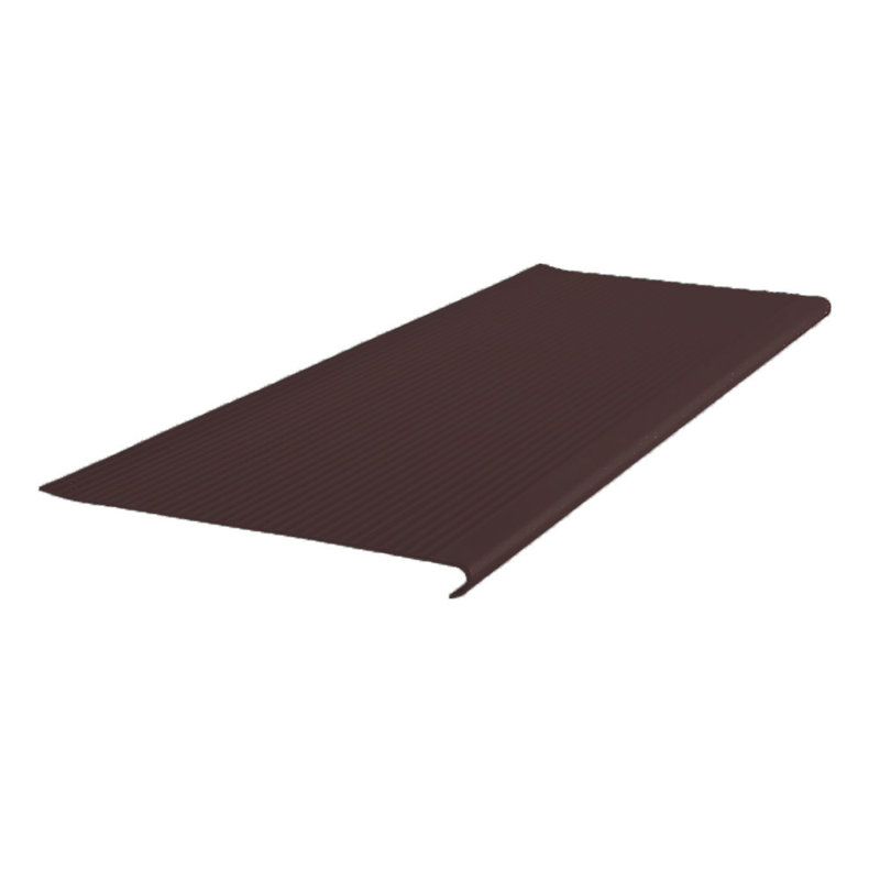 Tapis d’escalier rond pour nez en vinyle 48"