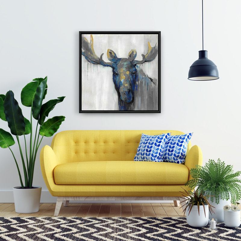 «Blue Moose», H 24 po x l 24 po