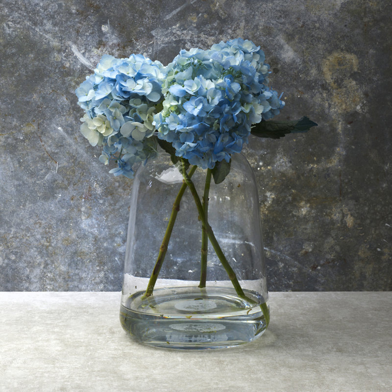 Elements Glass Table Vase, 9.5" H x 6.7" W x 6.7" D