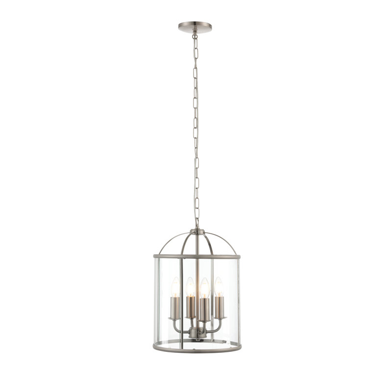 Bearse 4 - Light Pendant, Satin Nickel