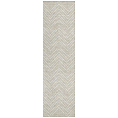 Machine Washable Indoor/Outdoor Chantille ACN2390 Geometric Rug
