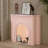 Pink Manufactured Wood Electric Fireplace