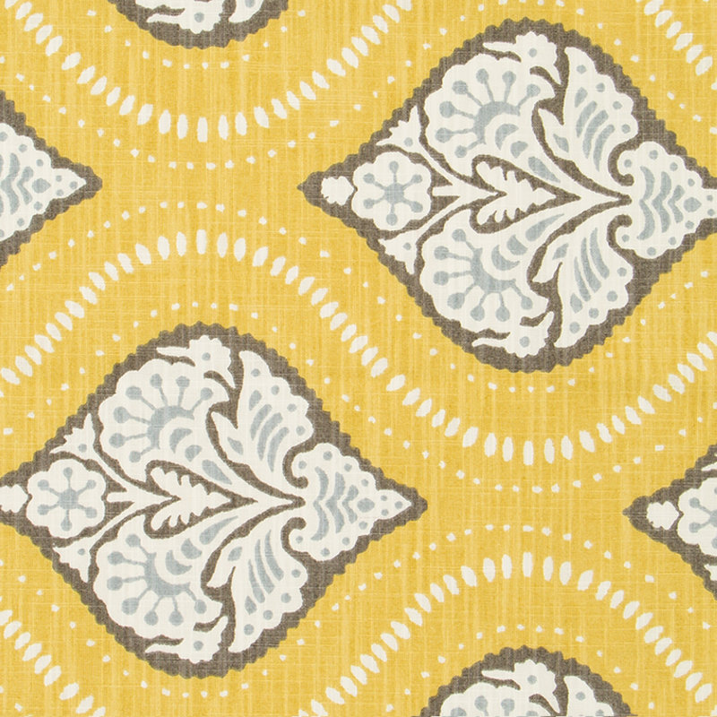 Tissu 100% coton Dwell Ra @Home Kavali Form, Pissenlit