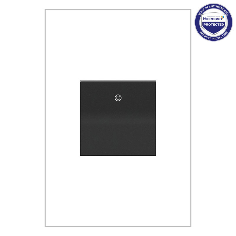 Legrand adorne 15A 1 or 3-Way Paddle Switch (Graphite Finish),ASPD1532G4-12PK, Graphite