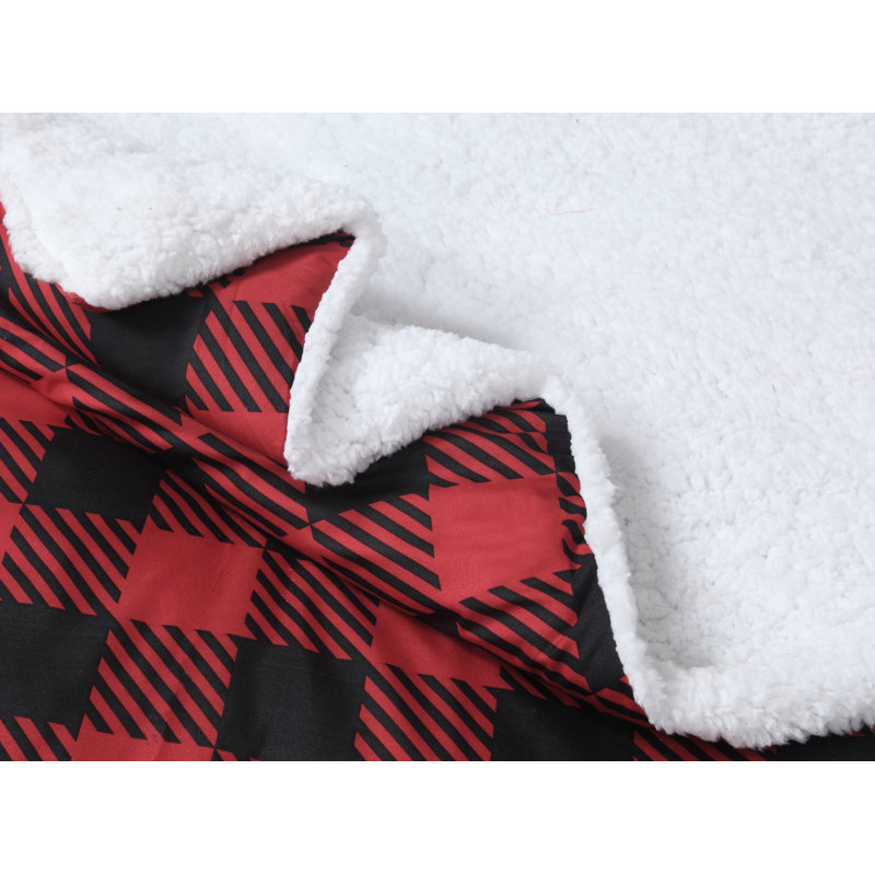 Branner Polyester Plaid Comforter, King Comforter + 3 Shams