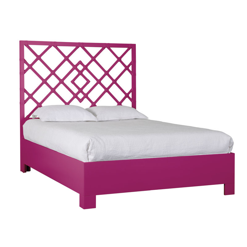 Darien Bed, Queen, Hot Pink