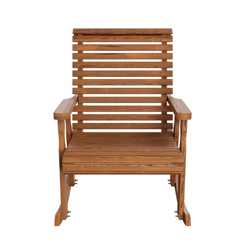 Chaise berçante Amish Casual 600 lb, Chêne teinté