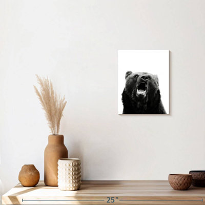 " Snarling Grizzly Bear " by Emma P