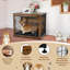 Woden Pet Crate with 2 Doors