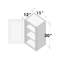 Armoire murale de cuisine standard l 15 po x P 12 po x H 30 po CASAINC-123262624-123262625