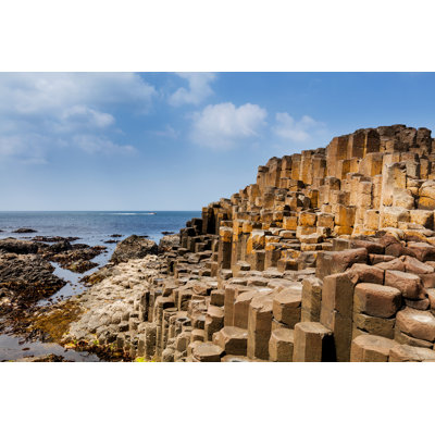 The Giants Causeway by Bart_Kowski - Wrapped Canvas Print