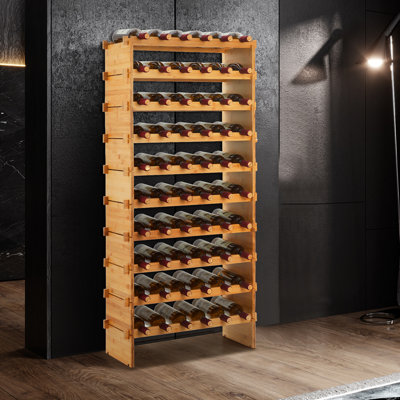 Wine Bottle Rack Brown