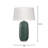 Balsam Ceramic Table Lamp, Teal