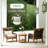 Brookfield Teak Patio Chair with Cushions