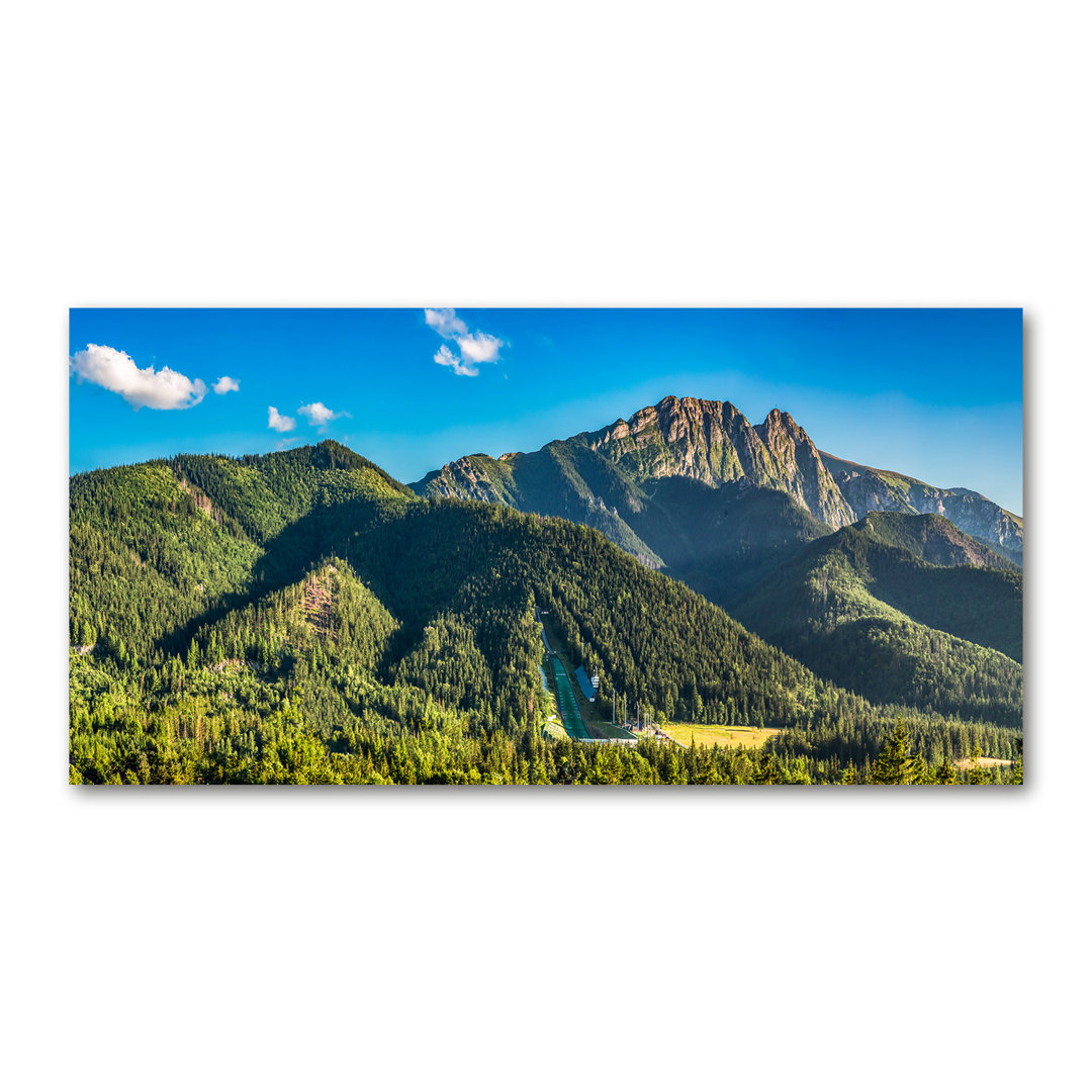 Panorama des Tatragebirges - Leinwanddrucke auf Leinwand