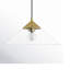 Luminaire suspendu conique à 1 lumière Johnson-88045037